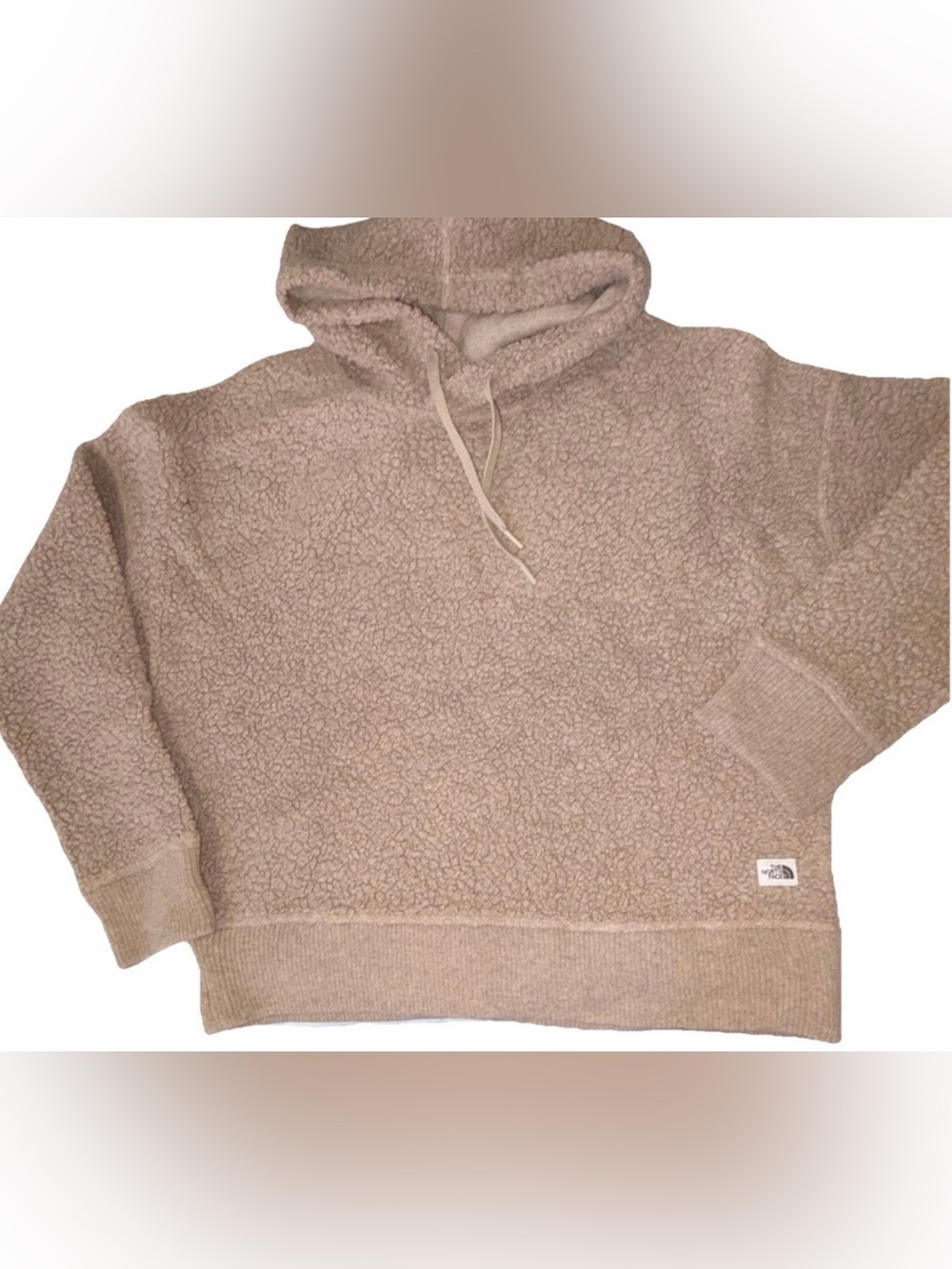NWOT THE NORTH FACE XLARGE WOMEN FURRY TEDDY BEAR FLEECE HOODIE CEDAR BROWN $120